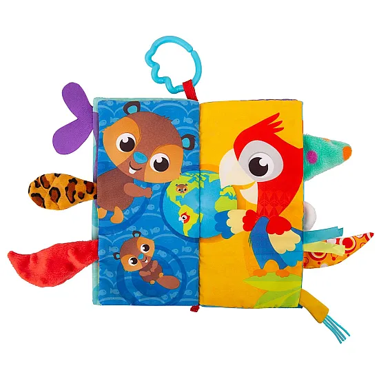 PLAYGRO Сензорна книжка Опашки, 3м+ 0187967