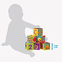 PLAYGRO Меки кубчета за баня (6бр./оп.) 6м+ 0183838 PLAYGRO Меки кубчета за баня (6бр./оп.) 6м+ 0183838