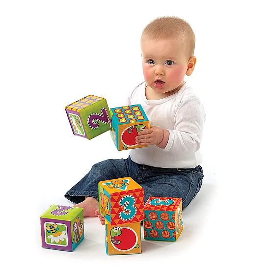 PLAYGRO Меки кубчета за баня (6бр./оп.) 6м+ 0183838 PLAYGRO Меки кубчета за баня (6бр./оп.) 6м+ 0183838