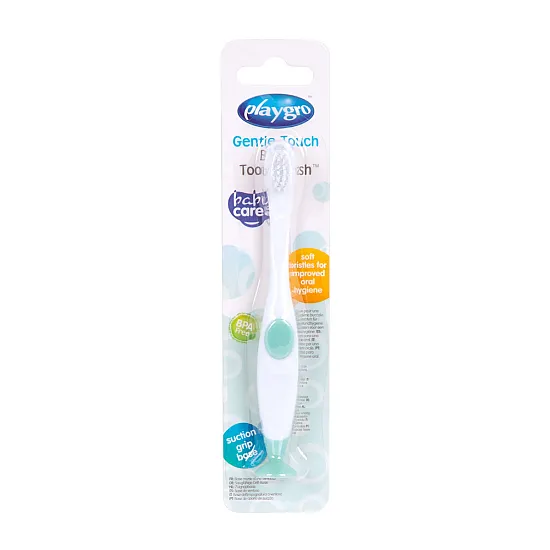 Бебешка четка за зъби Gentle Touch, 12м+, Playgro