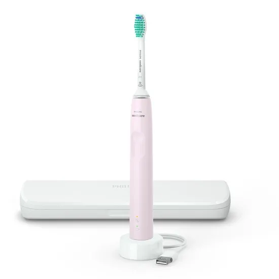 Philips Sonicare Звукочестотна четка за зъби series 3100, розова HX3673/11