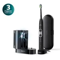 Philips Sonicare Звукочестотна четка за зъби Protective Clean 6100, черна + UV санитайзер HX6870/57 Philips Sonicare Звукочестотна четка за зъби Protective Clean 6100, черна + UV санитайзер HX6870/57