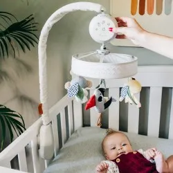 Музикална въртележка Musical Luxe Mobile Boho Chic, 0-5м Музикална въртележка Musical Luxe Mobile Boho Chic, 0-5м