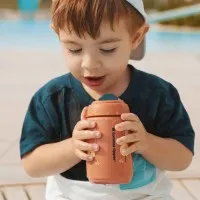 Tommee Tippee SuperStar Неразливаща се чаша с твърд накрайник 390 мл 12м+, BACSHIELD, оранжева