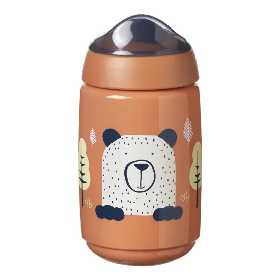 Tommee Tippee SuperStar Неразливаща се чаша с твърд накрайник 390 мл 12м+, BACSHIELD, оранжева