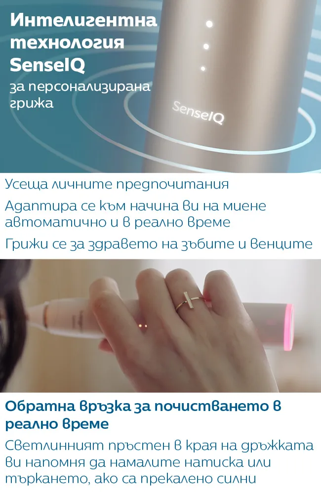 Технологията SenseIQ регистрира натиска, движението и покритието до 100 пъти в секунда